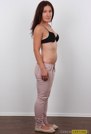 Czech Casting  xxx photo collection featuring Petra demonstrating perfect form